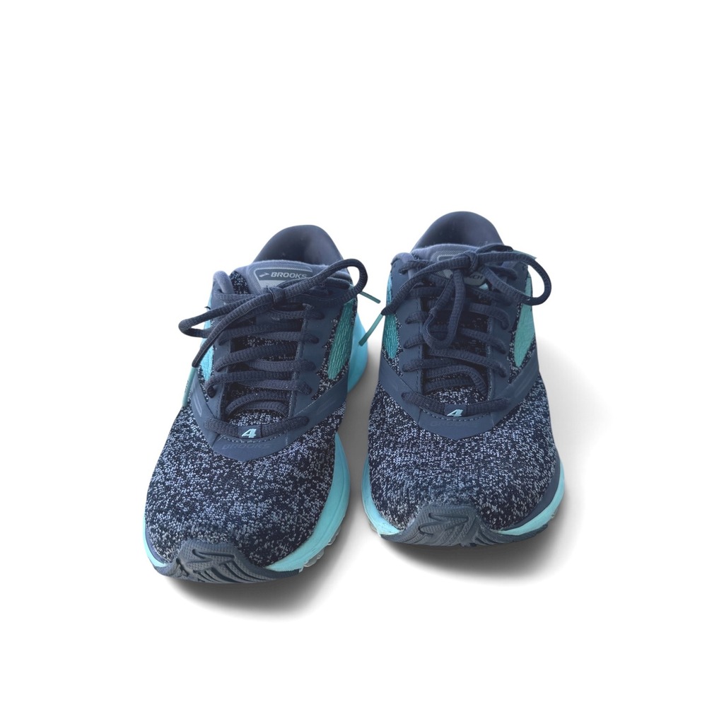 Brooks Launch 4 Womens Running Shoes Black Teal 1202341B048 Size 6.5